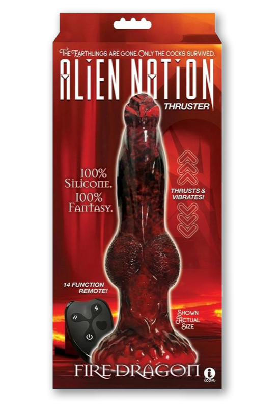 Alien Nation Fire Dragon Thrusting Dildo